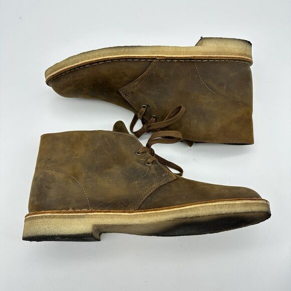 Clark’s Originals Desert Boot Mens Size 10.5 M Brown Leather Lace Up Chukka main image 7